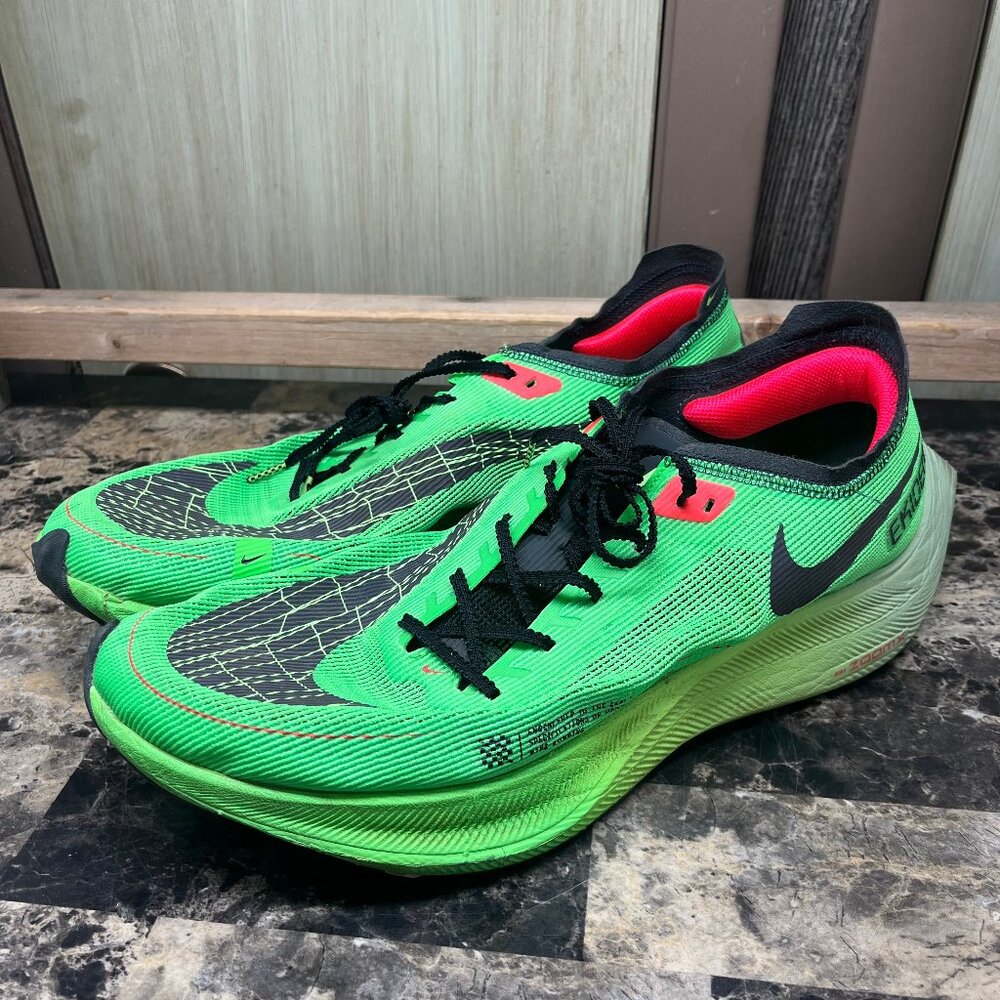 Nike ZoomX Vaporfly Next% 2 Ekiden Scream Green Men's Size 15 DZ4779-304